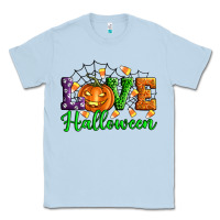 Dusty Blue love halloween Classic Tee - Artiststas
