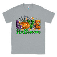 Heather Grey love halloween Classic Tee - Artiststas