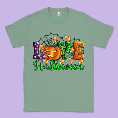 Love Halloween Classic Tee Designed By Artiststas