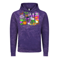 Cloud Purple Halloween Nurse Coffee Cups Vintage Hoodie - texasbilliewilder