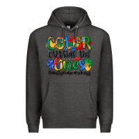 Charcoal Heather color outside the lines Premium Hoodie - Artiststas