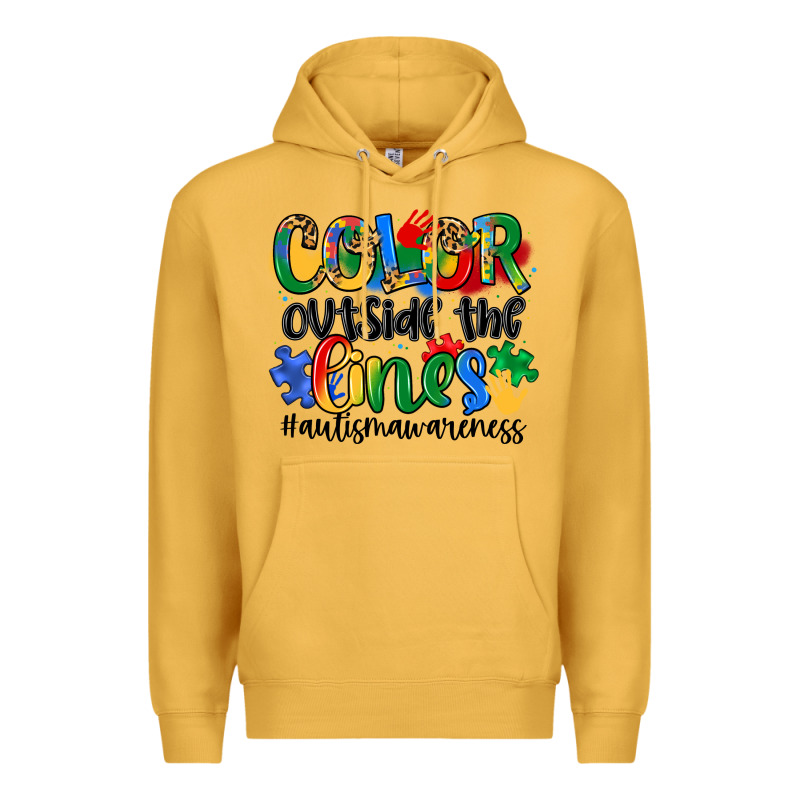 Color Outside The Lines Premium Hoodie by Artiststas | Teevron