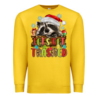 Lemon lets get trashed with raccoon Premium Sweatshirt - MaliasSmallBusiness