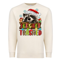 Sandshell lets get trashed with raccoon Premium Sweatshirt - MaliasSmallBusiness