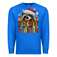 True Royal lets get trashed with raccoon Premium Sweatshirt - MaliasSmallBusiness