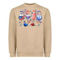 Mushroom 4th of July wine glasses Heavyweight Sweatshirt - Neo Western