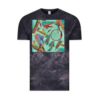Cloud Black pipe tomahawk dreamcatcher headdress seamless patt Vintage Tee - FaDigitalArtStudio