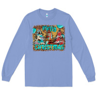 Colony Blue merry christmas Long Sleeve Tee - JahusDesignShop