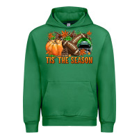 Emerald Tis' the season Football green helmet Urban Hoodie - NancyCooperArtShop