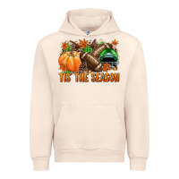 Sandshell Tis' the season Football green helmet Urban Hoodie - NancyCooperArtShop