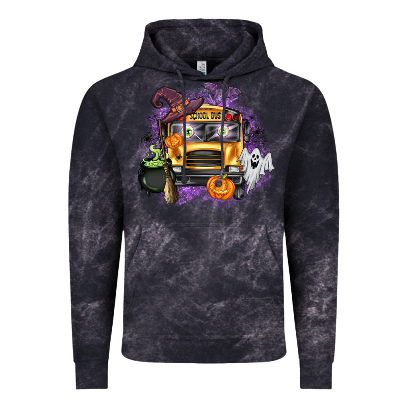 Halloween School Bus Vintage Hoodie by texasbilliewilder | Teevron