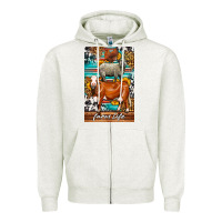 Oatmeal Heather Western Farm Life Zipper Hoodie - LillyAllenDesigns