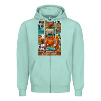 Seafoam Western Farm Life Zipper Hoodie - LillyAllenDesigns