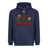 Navy atole pozole mexican christmas Heavyweight Hoodie - MaliasSmallBusiness