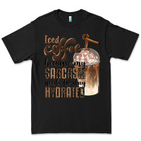 Black iced coffee because my sarcasm needs to stay hydrated Premium Tee - BarkalooDesign