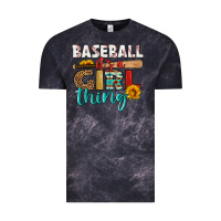 Cloud Black baseball it's a girl thing Vintage Tee - HRA Design Shop