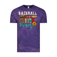Cloud Purple baseball it's a girl thing Vintage Tee - HRA Design Shop