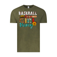 Vintage Olive baseball it's a girl thing Vintage Tee - HRA Design Shop