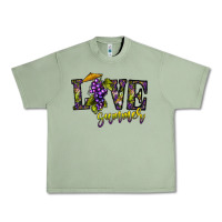 Oil Green love summer Urban Heavy Tee - CowhideDigitalArt