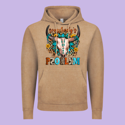 Somebody's Problem Vintage Hoodie Designed By Zillion Design Studio
