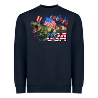 Navy Rawrrr in the USA 4th of july Heavyweight Sweatshirt - CowGirlArtShop