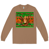 Toasted Coconut st patricks day long haired cow Long Sleeve Tee - Jasminsmagicworld