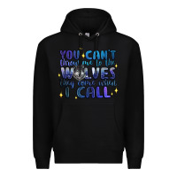 Black you cant throw me to the wolves they come when i c Premium Hoodie - Artiststas