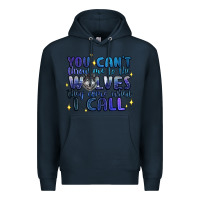 Navy you cant throw me to the wolves they come when i c Premium Hoodie - Artiststas