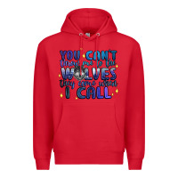 Red you cant throw me to the wolves they come when i c Premium Hoodie - Artiststas