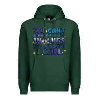 Sports Green you cant throw me to the wolves they come when i c Premium Hoodie - Artiststas