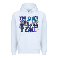 White you cant throw me to the wolves they come when i c Premium Hoodie - Artiststas