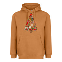Meerkat teacher christmas tree Heavyweight Hoodie - MaliasSmallBusiness