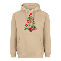 Mushroom teacher christmas tree Heavyweight Hoodie - MaliasSmallBusiness
