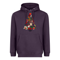 Plum teacher christmas tree Heavyweight Hoodie - MaliasSmallBusiness