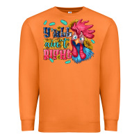Carrot yall aint right with chicken Premium Sweatshirt - NancyCooperArtShop