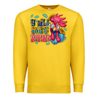 Lemon yall aint right with chicken Premium Sweatshirt - NancyCooperArtShop