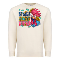 Sandshell yall aint right with chicken Premium Sweatshirt - NancyCooperArtShop