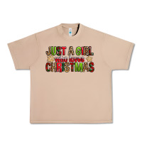 Burro just a girl who loves christmas with cookies Urban Heavy Tee - FaDigitalArtStudio