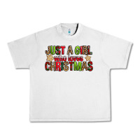 Lunar Rock just a girl who loves christmas with cookies Urban Heavy Tee - FaDigitalArtStudio