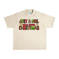 Sandshell just a girl who loves christmas with cookies Urban Heavy Tee - FaDigitalArtStudio