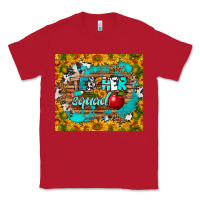 Red teacher squad tumbler Classic Tee - BundleAndBundleShop