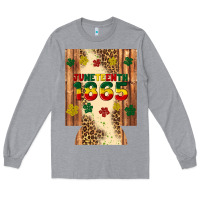 Heather Grey juneteenth 1865 12 oz can cooler (regular) Long Sleeve Tee - Artiststas