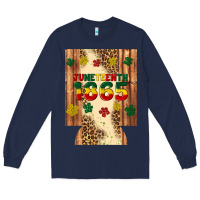 Navy juneteenth 1865 12 oz can cooler (regular) Long Sleeve Tee - Artiststas