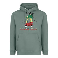 Sage merry christmas kids car Heavyweight Hoodie - MaliasSmallBusiness