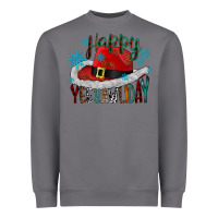 Storm happy yeehawliday Heavyweight Sweatshirt - CowhideDigitalArt