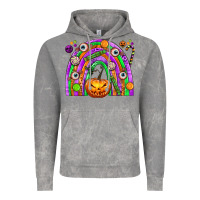 Cloud Rock Halloween Rainbow Vintage Hoodie - texasbilliewilder