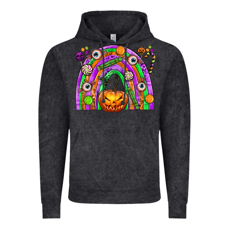 Halloween Rainbow Vintage Hoodie by texasbilliewilder | Teevron