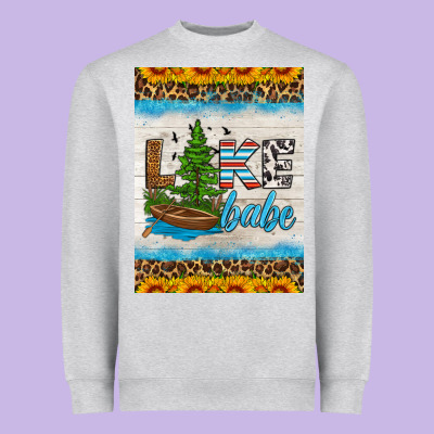 Lake Babe Air Freshener Heavyweight Sweatshirt Designed By Hra Design Shop