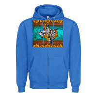 True Royal sunflowers cowhide leopard texas map Zipper Hoodie - BarkalooDesign