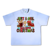 Grape Ice just a girl who loves christmas Urban Heavy Tee - FaDigitalArtStudio